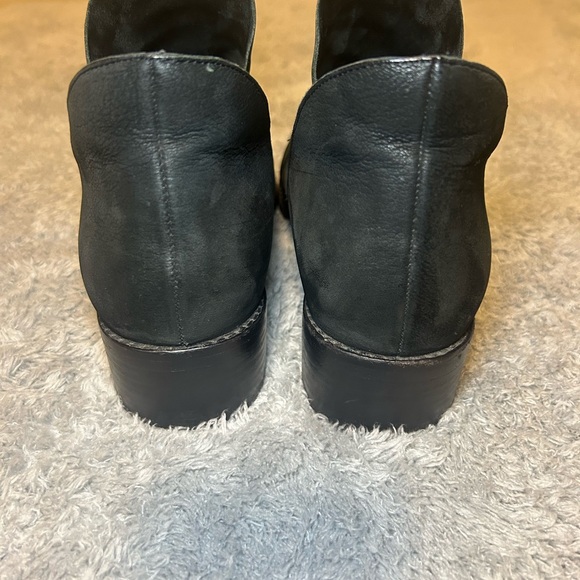 Eileen Fisher Vero Cuoio Slip-On Black Leather Ankle Booties Women’s, Size 9 - Picture 7 of 13
